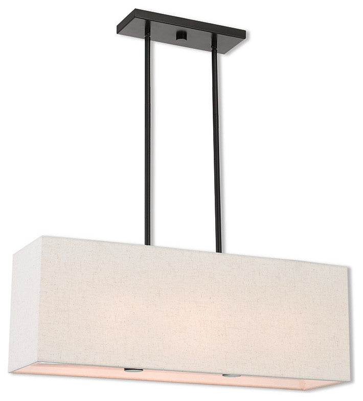 Livex Lighting Summit English Bronze Light Linear Chandelier
