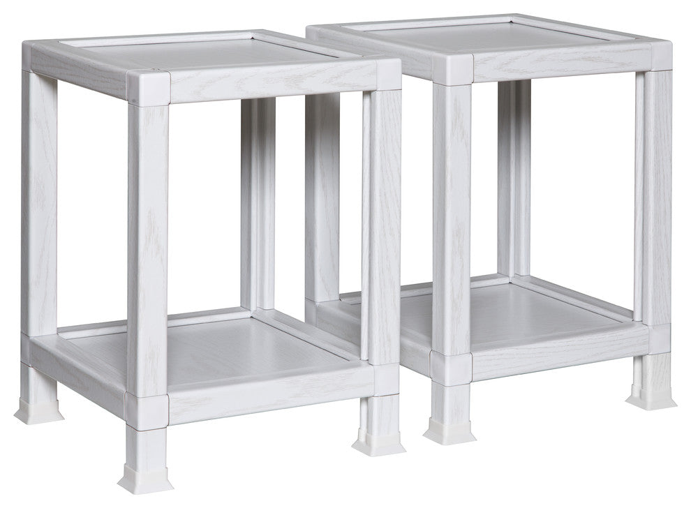 OneSpace ECO 100% Recycled Paper End Table, White
