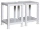 OneSpace ECO 100% Recycled Paper End Table, White