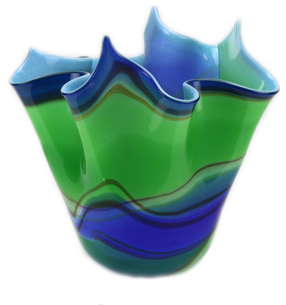 Murano Glass Handkerchief Centerpiece Bowl