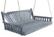 Cedar Fanback Swingbed, Gray Stain, 5 Foot