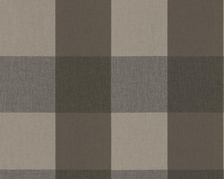 Elegance2, Modern Accent Block Stripes Baroque Cream Wallpaper Roll