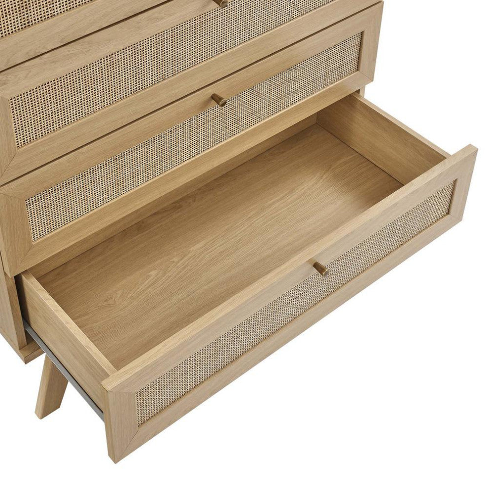 Soma 5-Drawer Chest, Oak