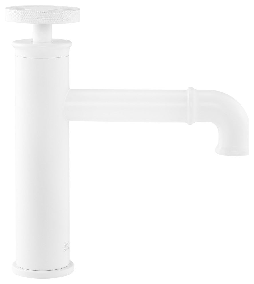 Avallon 7" Single Handle, Bathroom Faucet, Matte White