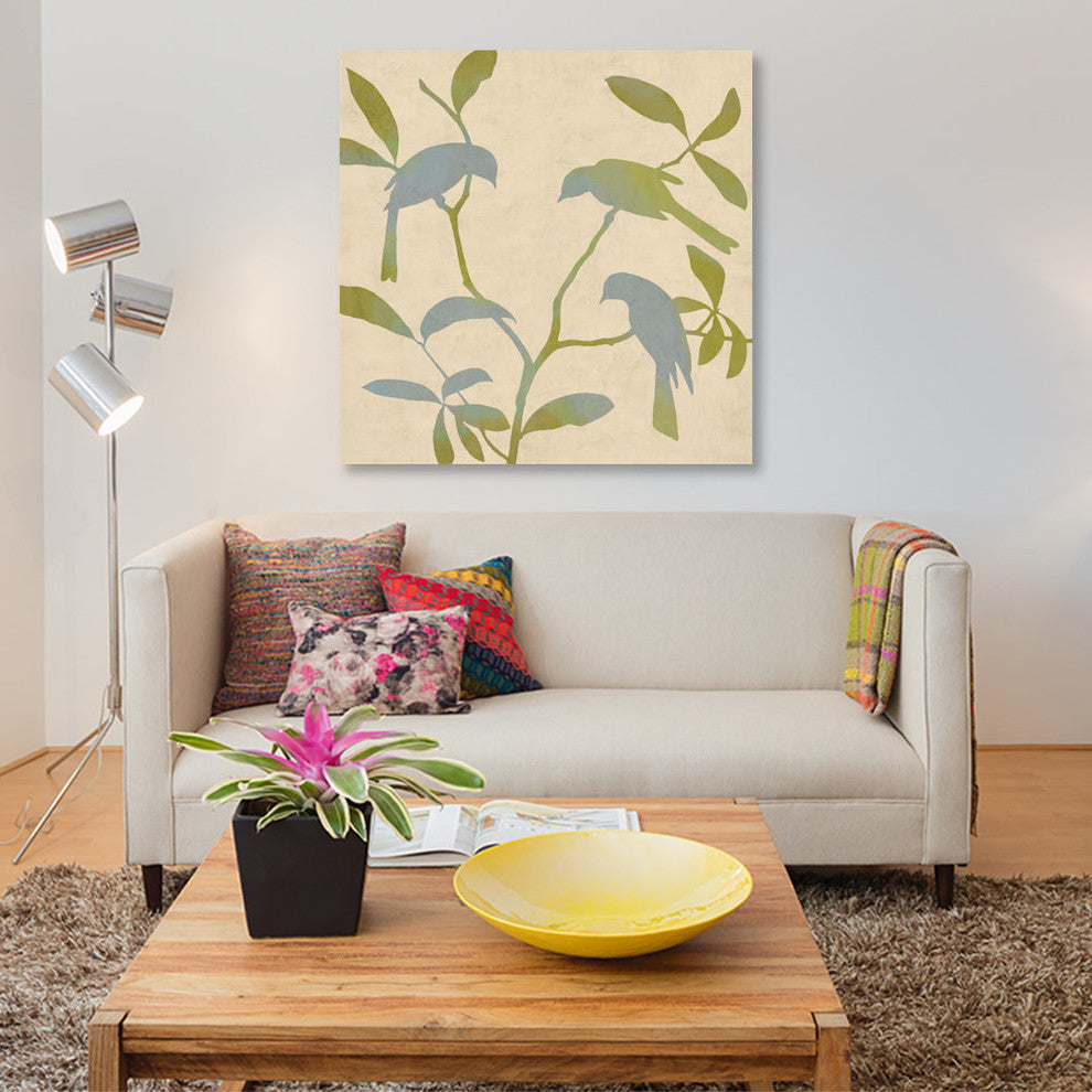 "Birdsong II" by Chris Donovan, Canvas Print, 37"x37"