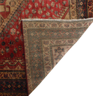 Vintage Distressed Golnessa Rust Rug
