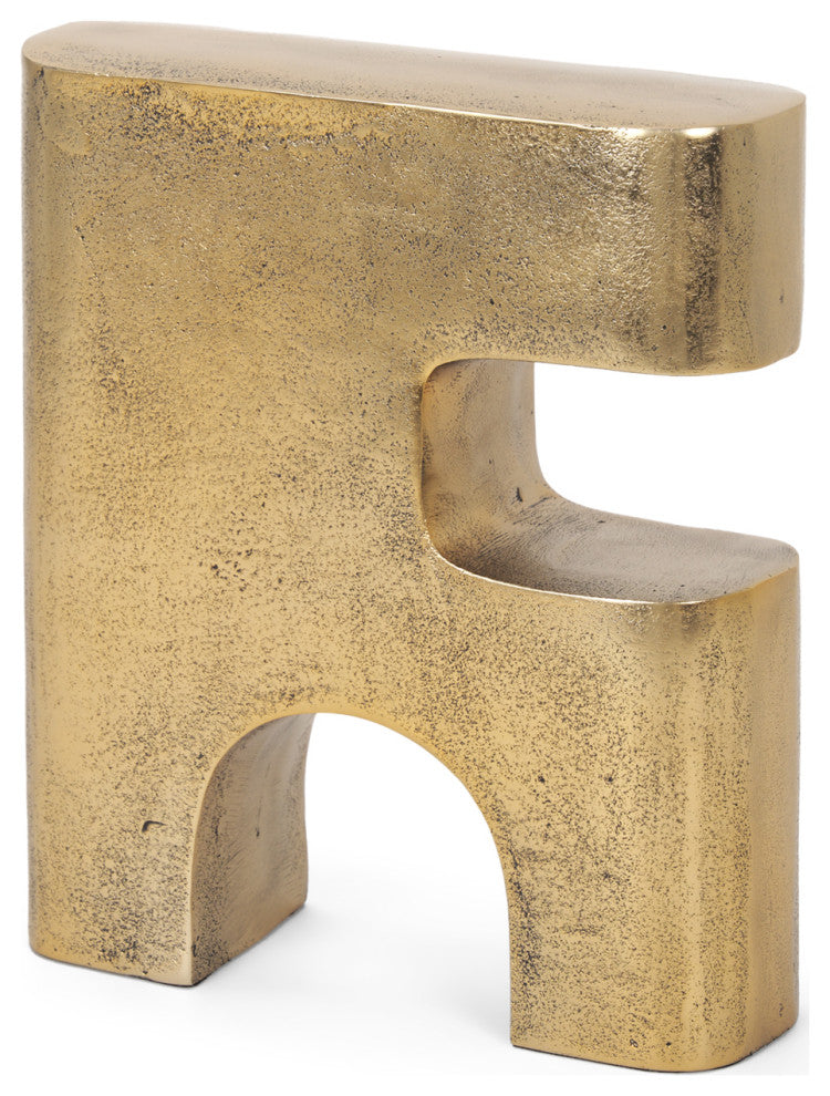 Renni Antiqued Brass Large Decorative Sculpture