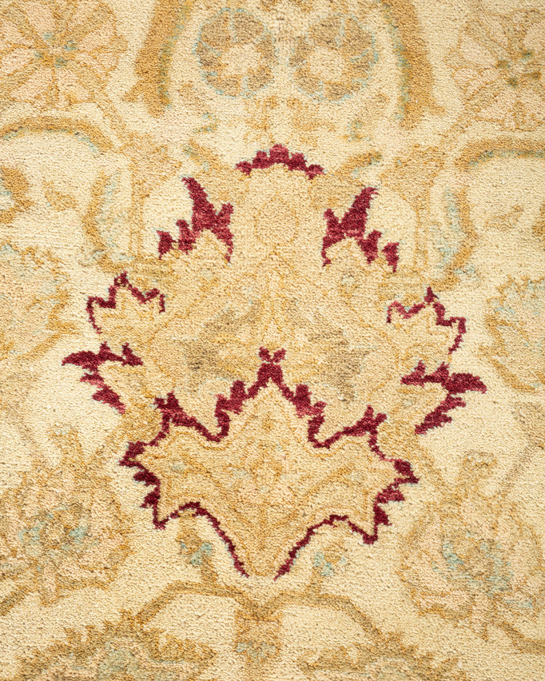 Mogul, One-of-a-Kind Hand-Knotted Area Rug Ivory, 6' 2 x 8' 6