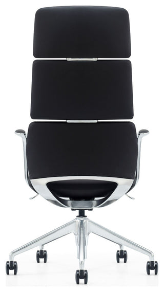 Modrest Clyne Modern Black Vegan Leather Executive Office Chair