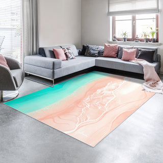 Ethereal Shore Art Area Rug, 7.5'x10.3'
