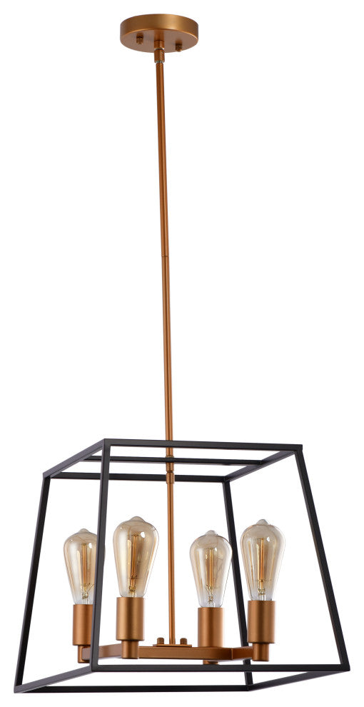 Lazzur Aisne 4 Light 15" Matte Oil Rubbed Bronze Pendant