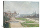 "The Tuileries Gardens and The Louvre" Artwork, 36" x 27"