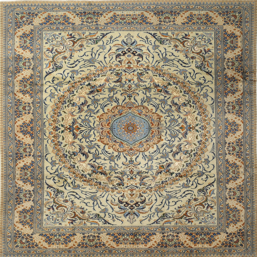 Ahgly Company Indoor Square Traditional Area Rugs, 6' Square