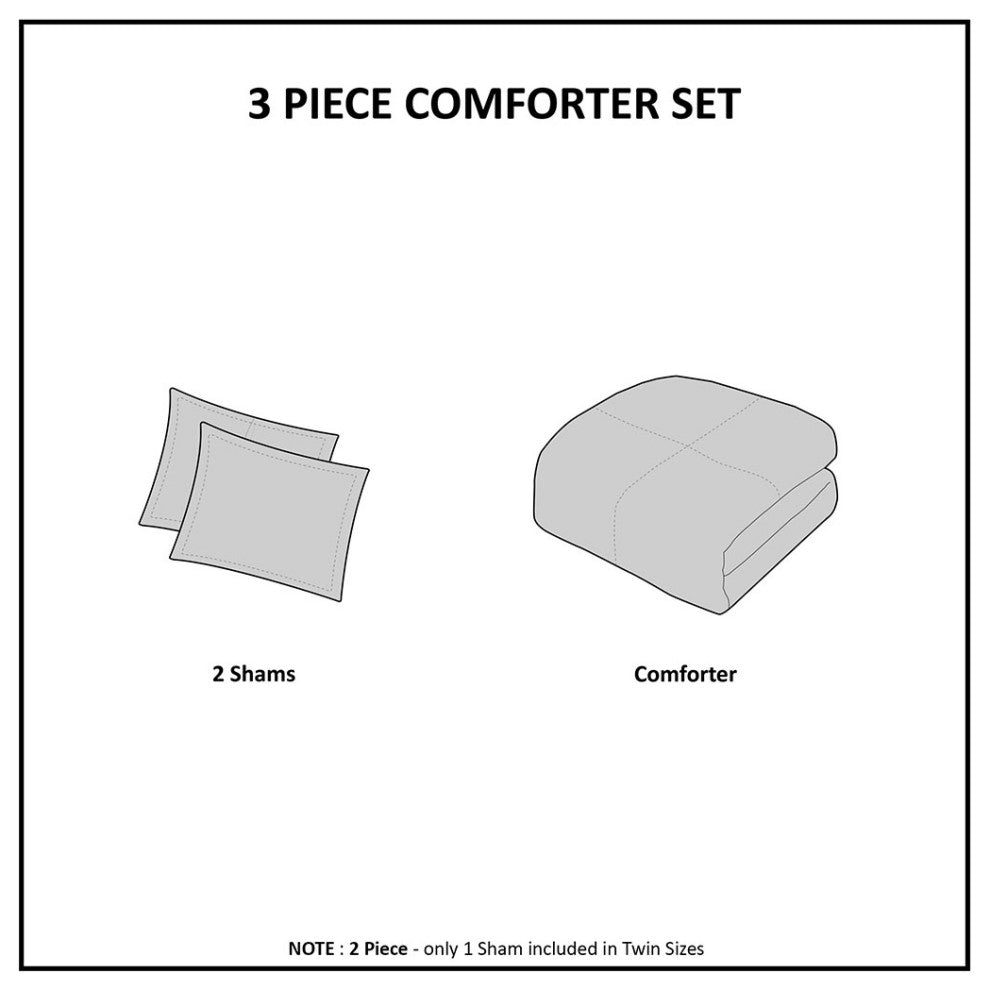 Madison Park Essentials 3M Scotchgard Down Alternative All Season Comforter Set