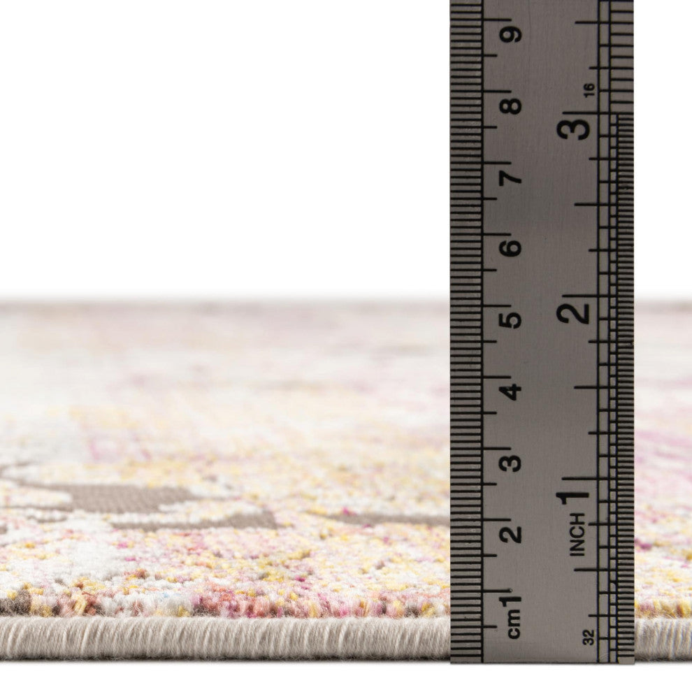 Unique Loom Arte Deepa Rug, Multi, 2'x8' Runner