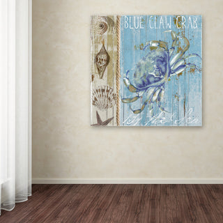 Color Bakery 'Blue Crab I' Canvas Art, 24x24