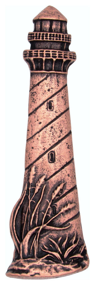 Lighthouse Cabinet Pull, Antique Copper