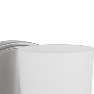 Adley Collection One-Light Brushed Nickel Etched Opal Glass Bath Vanity Light