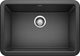 Blanco 402311 Ikon 27"x19" Granite Farmhouse Kitchen Sink, Anthracite