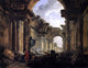 Hubert Robert Imaginary View of the Grande Galerie Wrapped Canvas