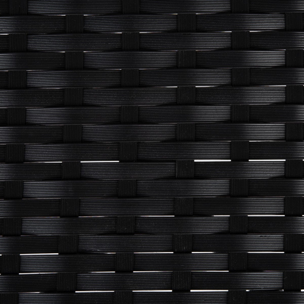Safavieh Outdoor Daire Rocking Chair Black/White Cushion