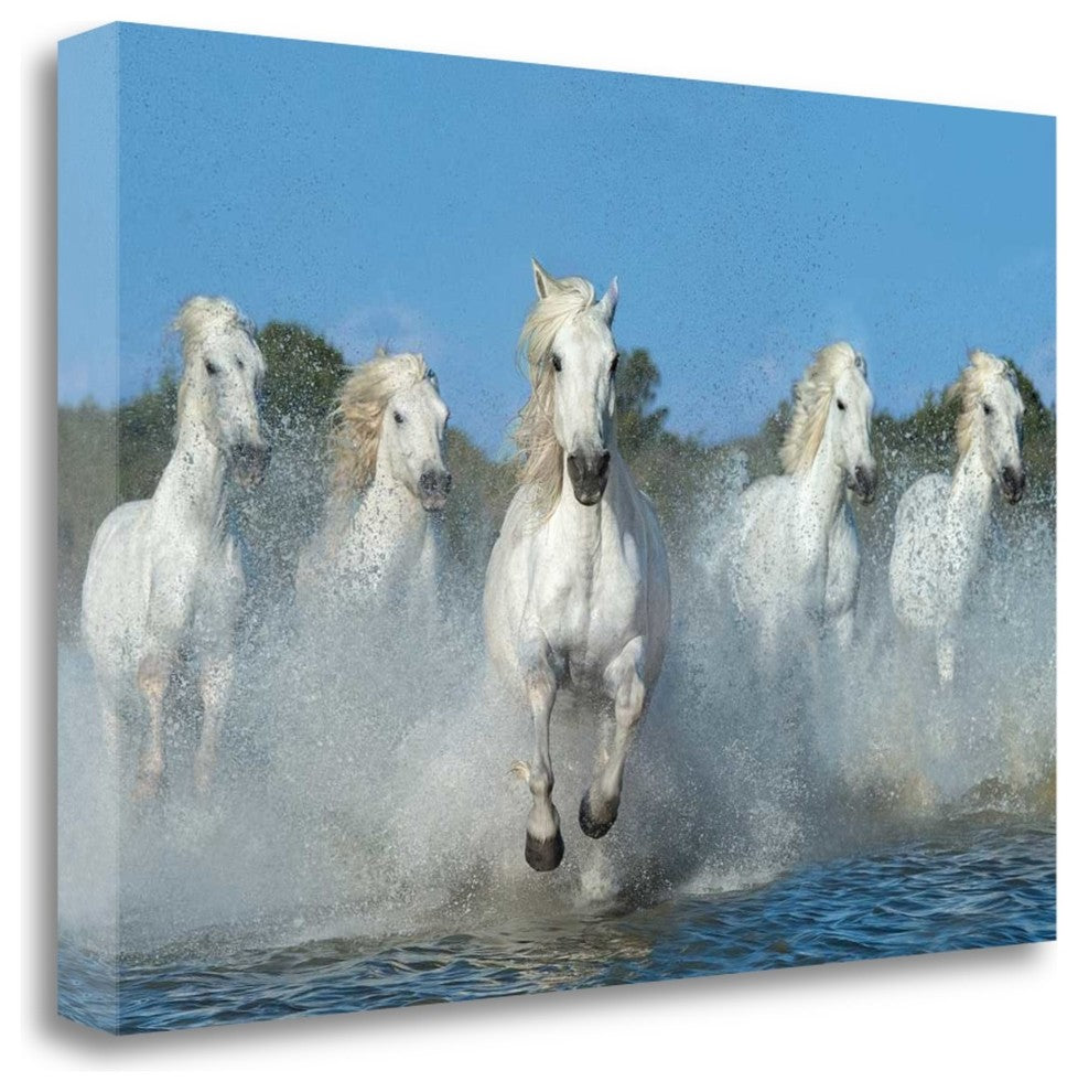 "The Beautiful Five" By Xavier Ortega, Giclee Print on Gallery Wrap Canvas