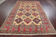 Kazak Handmade Oriental Pakistani Traditional Area Rug, Beige, 9'4"x5'10