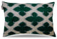 Canvello Luxury Leaf Green Carbon Grey Pillow for Couch, 16x24 in, 40x60 cm