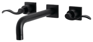 KS6020DFL Wall Mount Tub Faucet, Matte Black