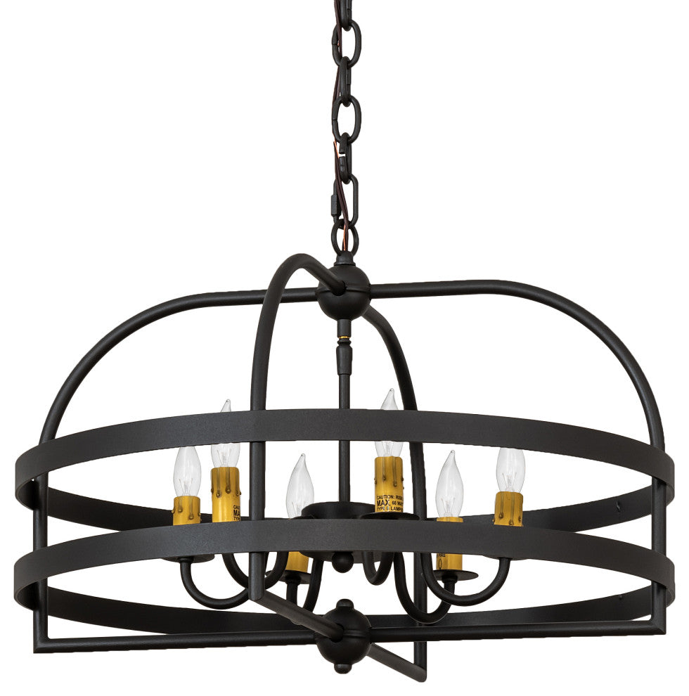 22" Wide Aldari 6 Light Chandelier