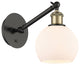 Innovations 317-1W-BAB-G121-6-LED 1-Light Sconce, Black Antique Brass
