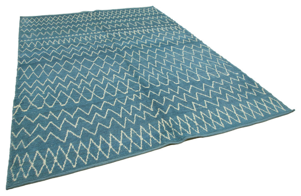 Rug N Carpet - Handmade Decorative 7' 5'' x 10' 0'' Moroccan Area Rug