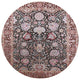 Ahgly Company Indoor Round Mid-Century Modern Area Rugs, 5' Round