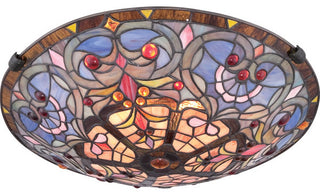 Carroll 2-Light Flush Mount, Vintage Bronze