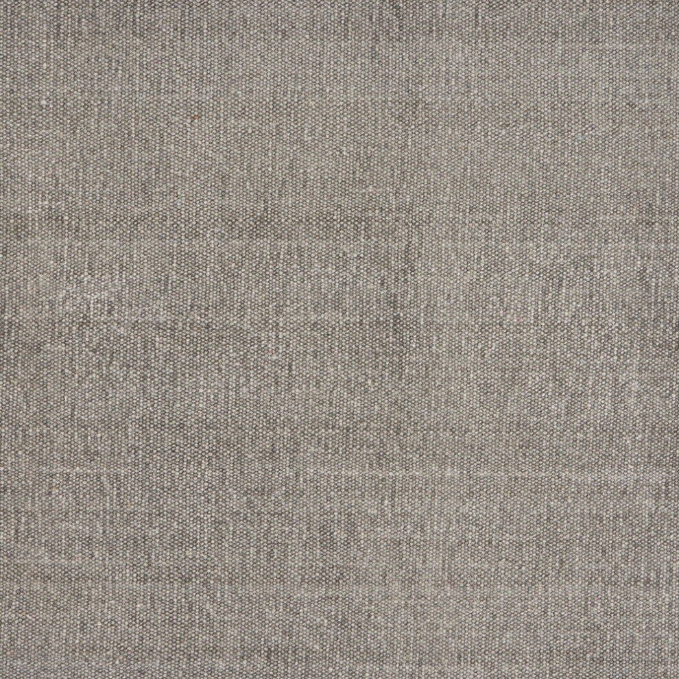 Embroidered Edge Square Place Mat, Gray