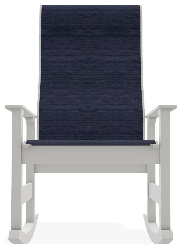 Leeward Sling Outdoor Supreme Rocker, Collect Indigo/Snow