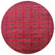 Ahgly Company Indoor Round Mid-Century Modern Area Rugs, 5' Round
