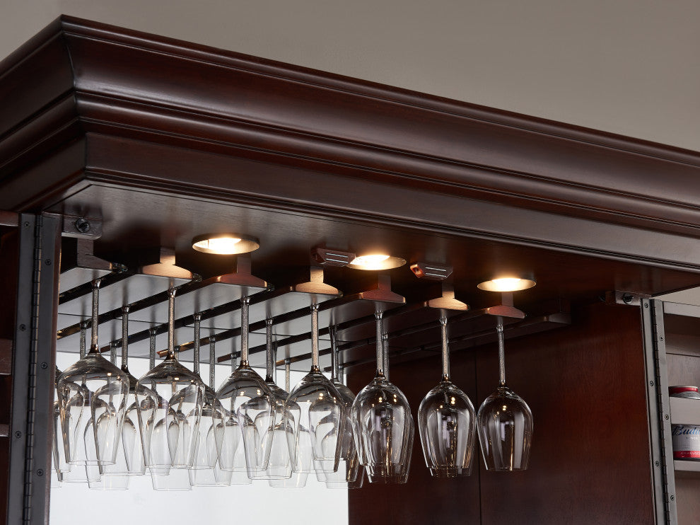 Ashton Wine Cabinet, Nut Brown