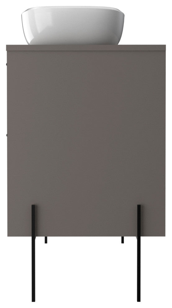 Svedin Deluxe 32" Bathroom Vanity, Taupe