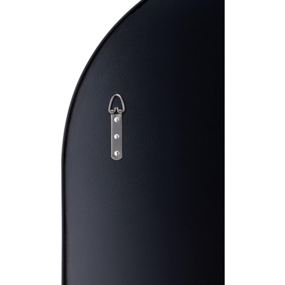 Capsule Wall Mirror, Black