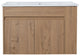 30 inch Wood Wall-Mounted Bathroom Vanity Set with Integrated Resin Sink, Imitative Oakï¼Œwhite