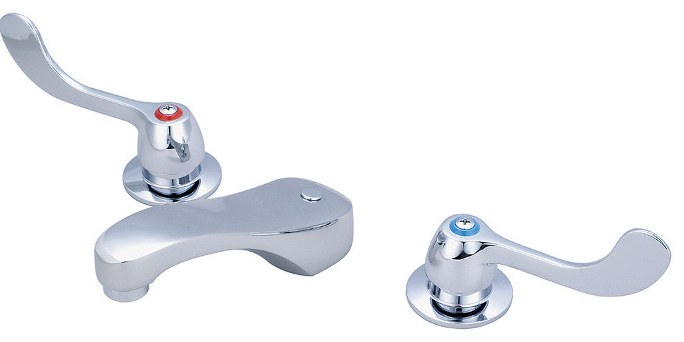 Central Brass Two Handle Widespread Bathroom Faucet