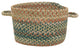 Manchester Braided Basket, Brown Hues, 16"x16"x9"