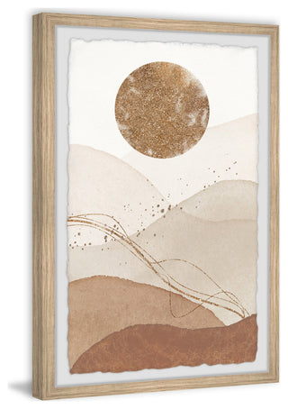"Bright Moonlight" Framed Painting Print, 8x12
