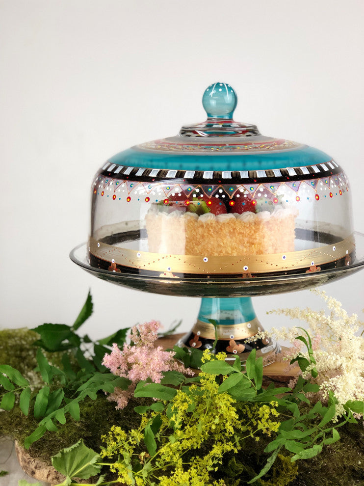 Mosaic Carnival Cake Dome