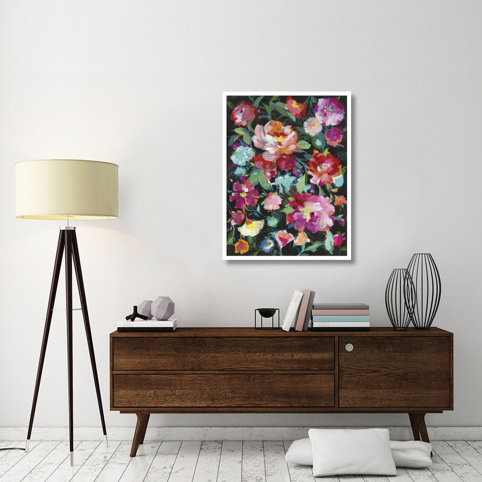"Bright Floral Medley" Digital Paper Print by Danhui Nai, 32"x42"