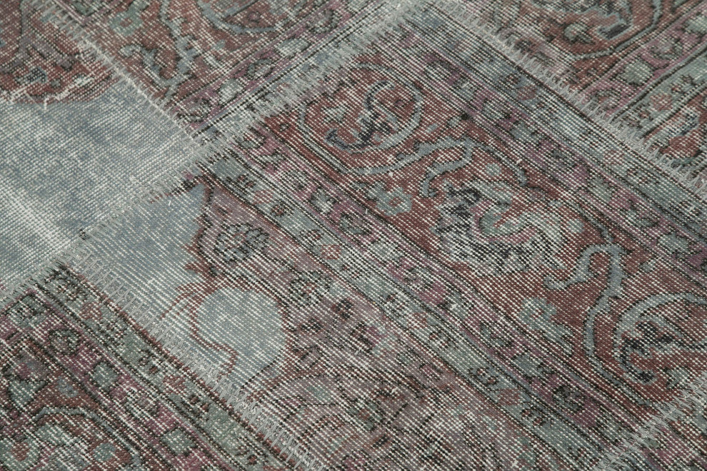 Rug N Carpet - Handwoven Oriental 4' 11" x 4' 11" Boho Round Patchwork Rug