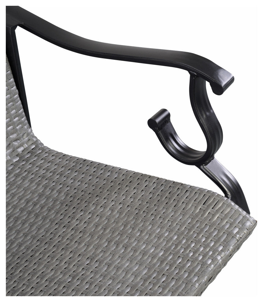 Westin Swivel/Rocking Wicker Chair 2-pack - Black