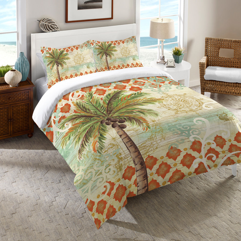 Laural Home Spice Palm Comforter, Twin