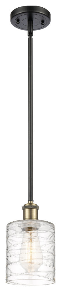 Innovations 516-1S-BAB-G1113-LED 1-Light Mini Pendant, Black Antique Brass
